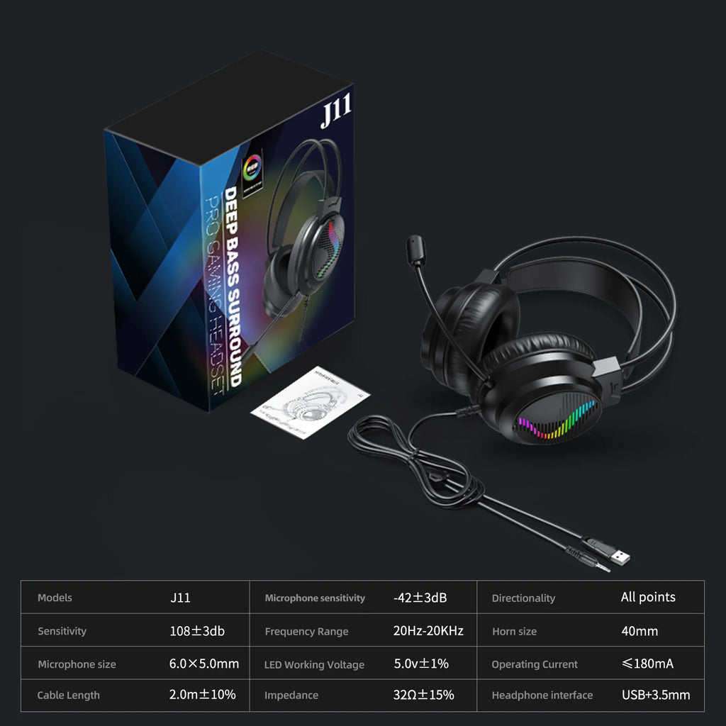 Novyra PulseX RGB Gaming Headsets