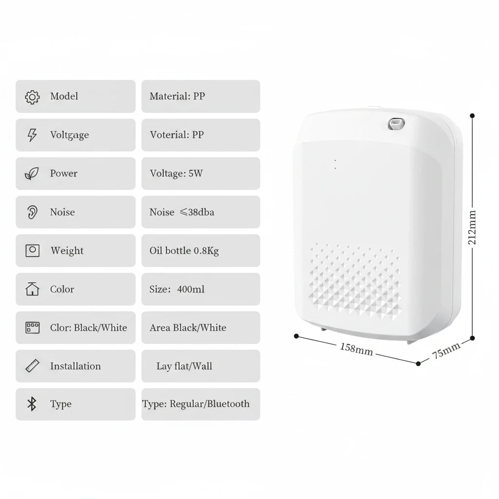 Novyra AromaFlow Essential Oil Diffuser